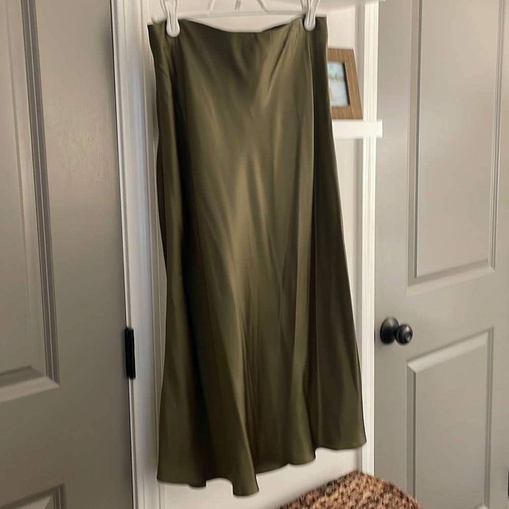 Quince - silk midi skirt